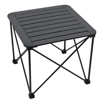 Τραπέζι για κάμπινγκ πτυσσόμενο 52x52cm ανθρακί