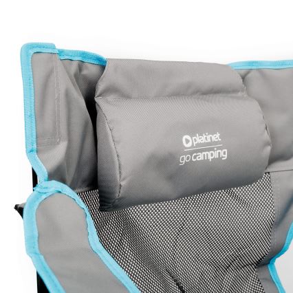 Τραπέζι για κάμπινγκ πτυσσόμενο + καρέκλα γκρι/μπλε