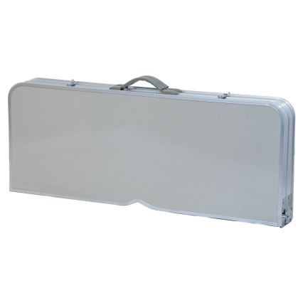 Τραπέζι για κάμπινγκ πτυσσόμενο with chairs λευκό/ματ χρώμιο