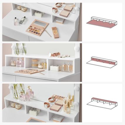 Τραπέζι μακιγιάζ HATOR, λευκό