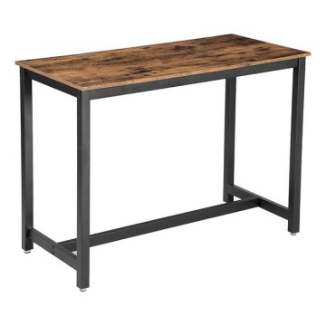 Τραπέζι μπαρ BARTIS σε καφέ/μαύρο