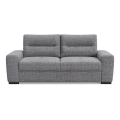 Τριθέσιος καναπές-κρεβάτι COMO, ανοιχτό γκρι