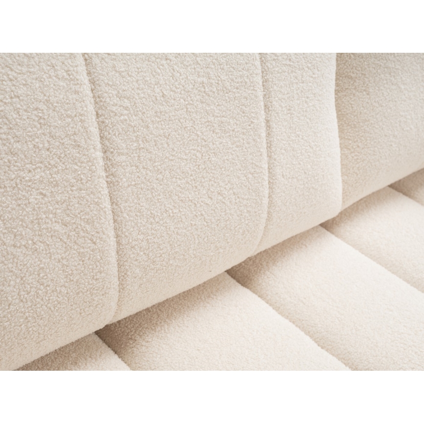 Τριθέσιος καναπές-κρεβάτι DESIO, μπεζ