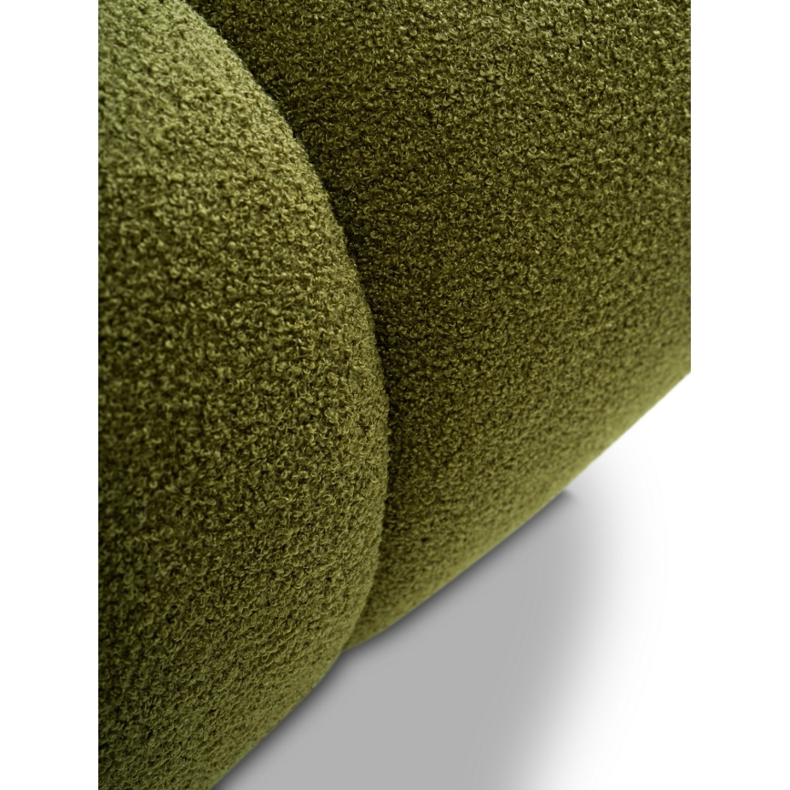 Τριθέσιος καναπές-κρεβάτι με αποθηκευτικό χώρο NUORO πράσινος