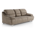 Τριθέσιος καναπές RIMINI καφέ