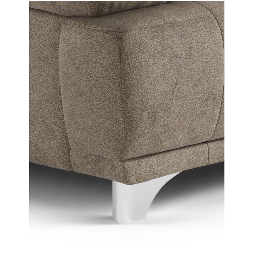 Τριθέσιος καναπές RIMINI καφέ