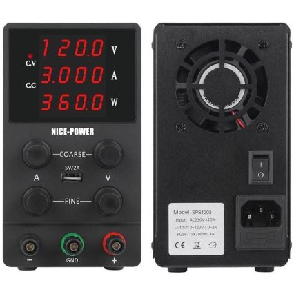 Τροφοδοτικό 0-120V/0-3A