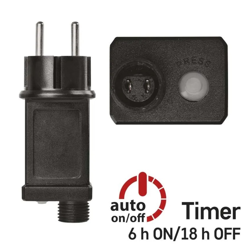 Τροφοδοτικό για συνδεόμενα χριστουγεννιάτικα φωτάκια 230V IP44