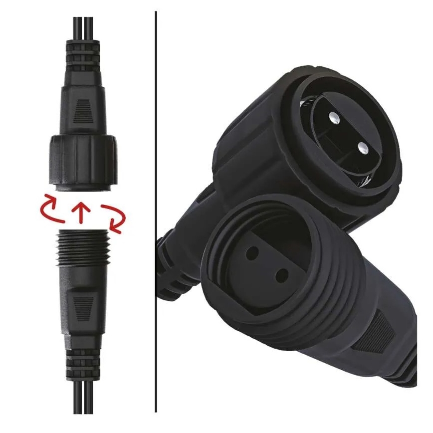 Τροφοδοτικό για συνδεόμενα χριστουγεννιάτικα φωτιστικά 12W/230V IP44