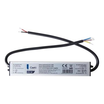 Τροφοδοτικό για ταινίες LED 20W/12V IP67