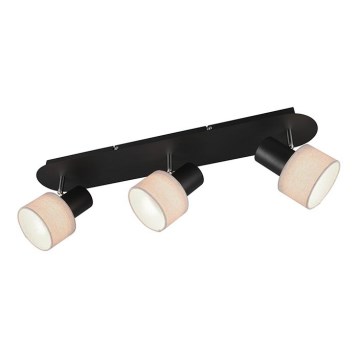 Trio - Φωτιστικό σποτ WAILER 3xGU10/5W/230V μαύρο