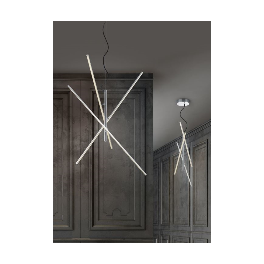 Trio - LED Dimmable κρεμαστό φωτιστικό οροφής TIRIAC 3xLED/8,5W/230V