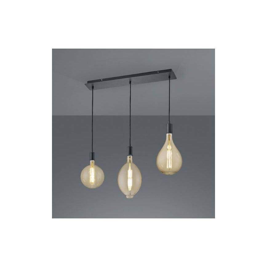 Trio - LED Dimmable κρεμαστό φωτιστικό οροφής ράγα GINSTER 3xE27/8W/230V