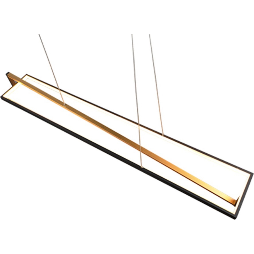 Trio - Ρυθμιζόμενο κρεμαστό φωτιστικό σε καλώδιο EDGE LED/35W/230V 2300/3000/4000K μαύρο/χρυσό