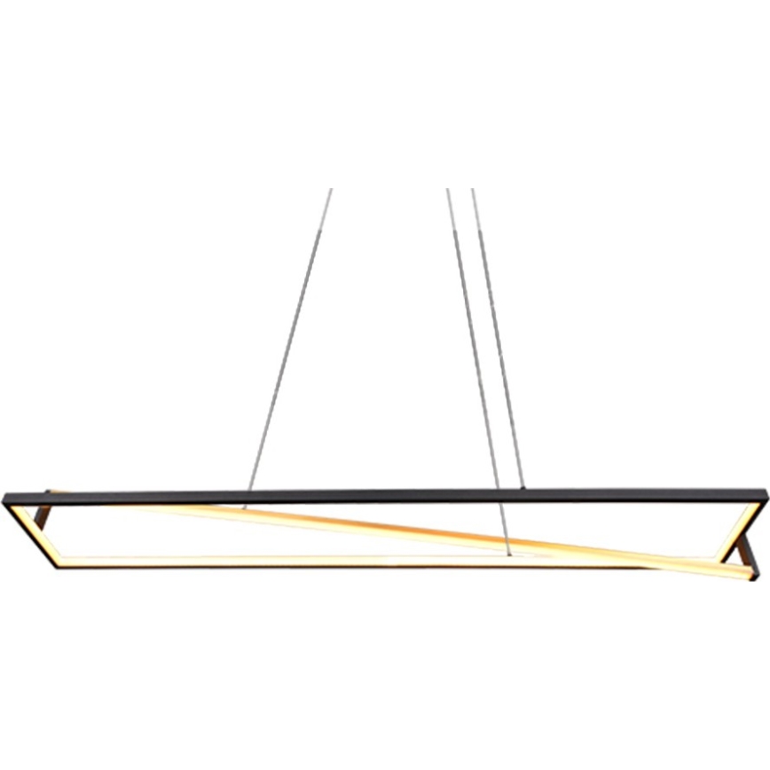 Trio - Ρυθμιζόμενο κρεμαστό φωτιστικό σε καλώδιο EDGE LED/35W/230V 2300/3000/4000K μαύρο/χρυσό