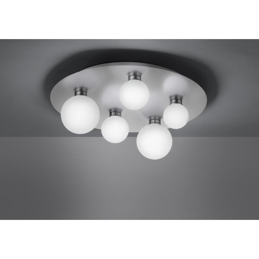 Trio - LED RGB Dimmable φωτιστικό οροφής DICAPO 5xLED/3W/230V 3000-5000K + τηλεχειριστήριο