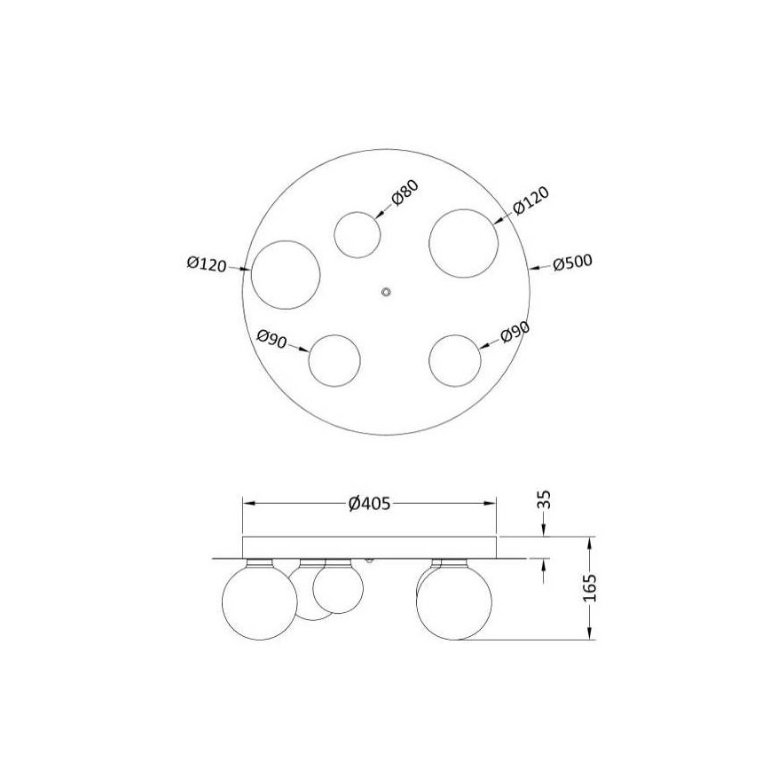 Trio - LED RGB Dimmable φωτιστικό οροφής DICAPO 5xLED/3W/230V 3000-5000K + τηλεχειριστήριο