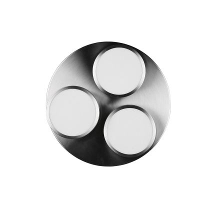 Trio - Ρυθμιζόμενο φωτιστικό οροφής LED FRANKLIN 3xLED/8,5W/230V 3000K διάμ. 35 cm ματ χρώμιο