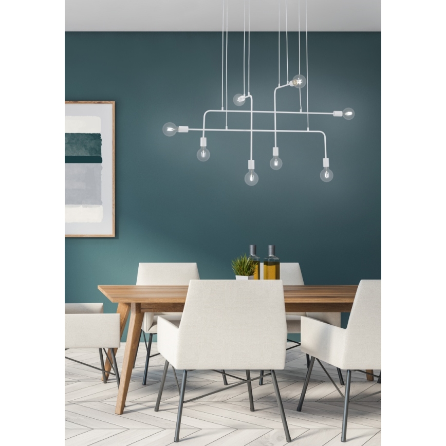 Trio - Κρεμαστό φωτιστικό οροφής CONNOR 8xE27/10W/230V