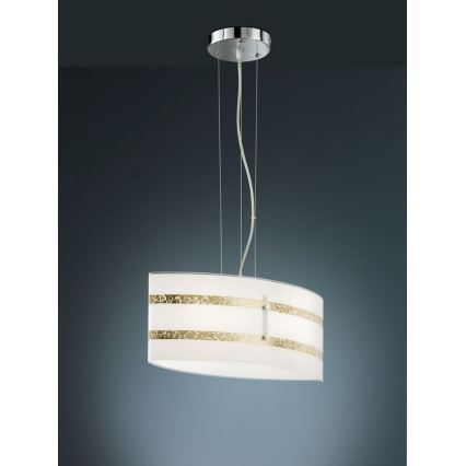 Trio -Κρεμαστό φωτιστικό οροφής NIKOSIA 2xE27/40W/230V χρυσό