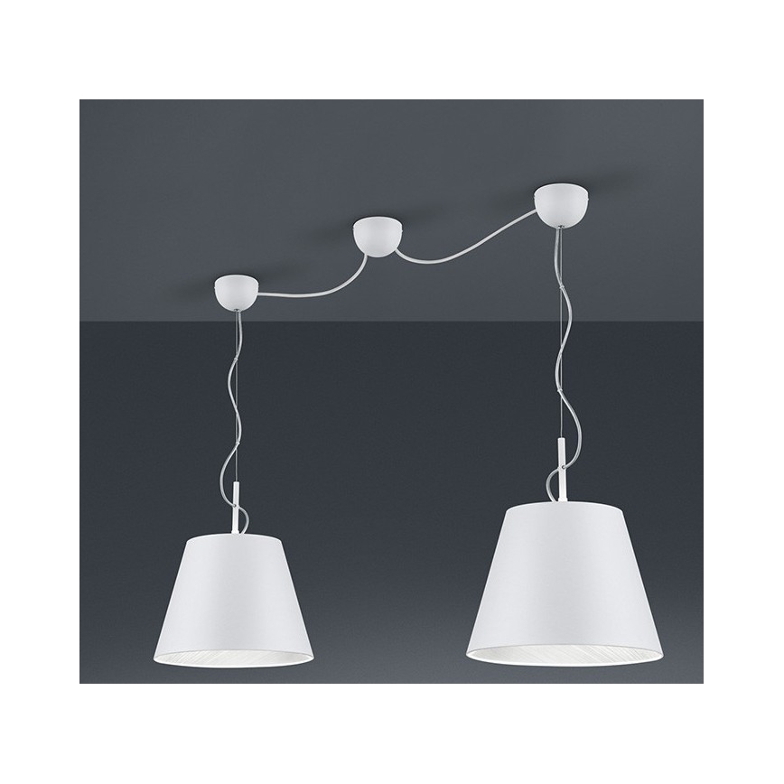 Trio - Πολύφωτο με συρματόσχοινο ANDREUS 2xE27/60W/230V