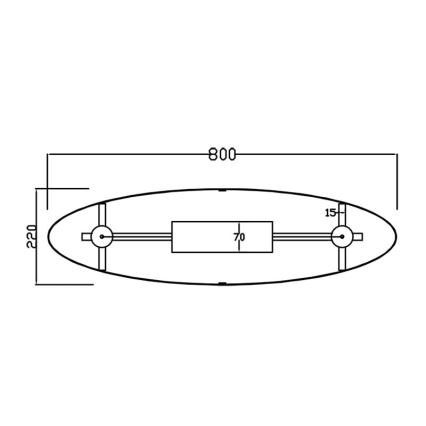 Trio - Πολύφωτο με συρματόσχοινο DUNCAN 4xE14/40W/230V