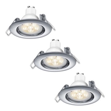 TRIO - ΣΕΤ 3x Κρεμαστό φως οροφής dimmer LED LED/5,5W/230V