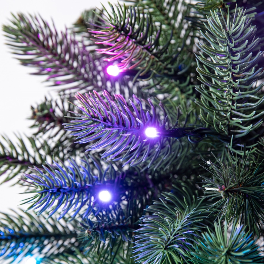 Twinkly - LED RGB Dimming Χριστουγεννιάτικο στεφάνι 50xLED διάμετρος 60 cm Wi-Fi