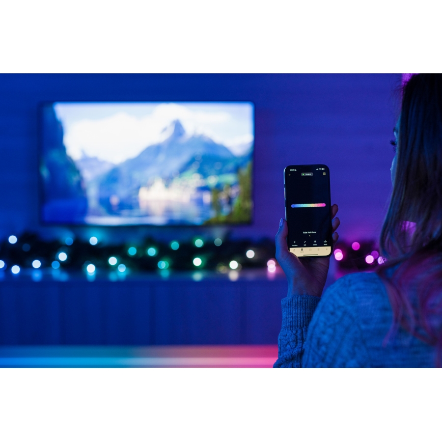 Twinkly - LED RGBW ρυθμιζόμενη χριστουγεννιάτικη γιρλάντα GARLAND 50xLED 2,7 m Wi-Fi