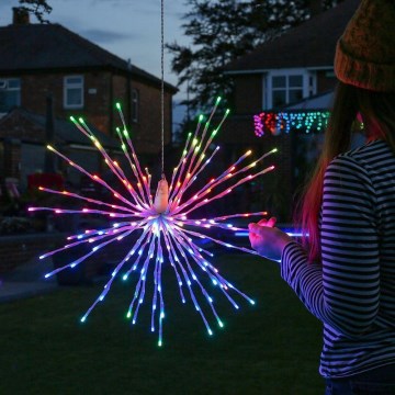 Twinkly - LED RGB Dimming Εξωτερικού χώρου poinsettia SPRITZER 200xLED IP44 Wi-Fi
