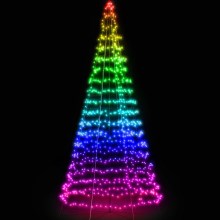 Twinkly - LED RGB Dimming Εξωτερικού χώρου Χριστουγεννιάτικο δέντρο LIGHT TREE 300xLED 2m IP44 Wi-Fi