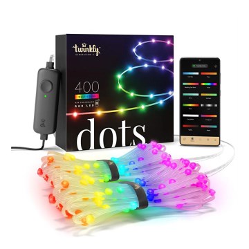 Twinkly - LED RGB Εξωτερικού χώρου dimming ταινία DOTS 400xLED 20 m IP44 Wi-Fi