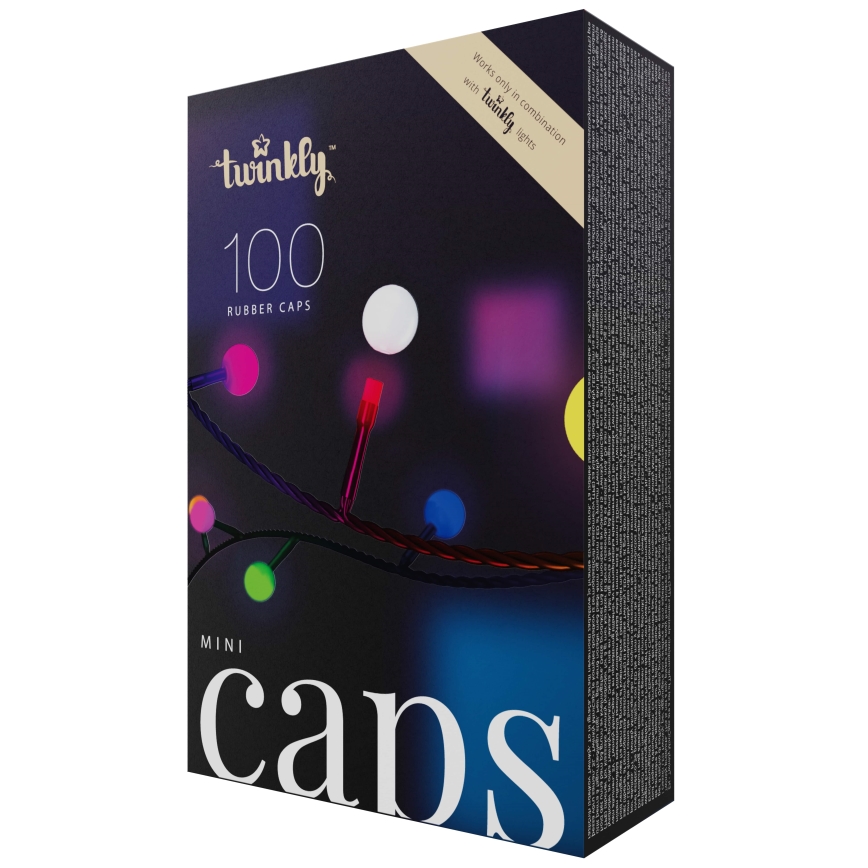 Twinkly - Διακοσμητικός silicone end caps MINI CAPS 100 τμχ