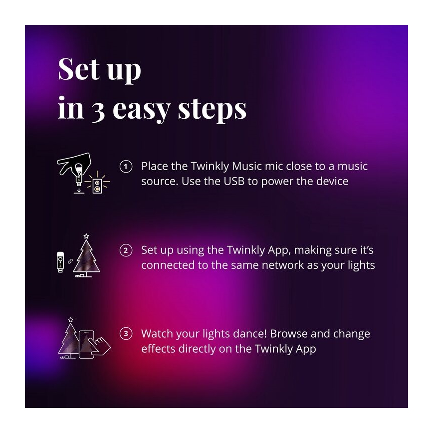 Twinkly - Eλεγκτής μουσικής Music Dongle