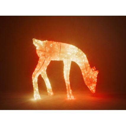 Twinkly - LED RGBW Dimmable Χριστουγεννιάτικοι τάρανδοι εξωτερικού χώρου  160xLED IP44 Wi-Fi