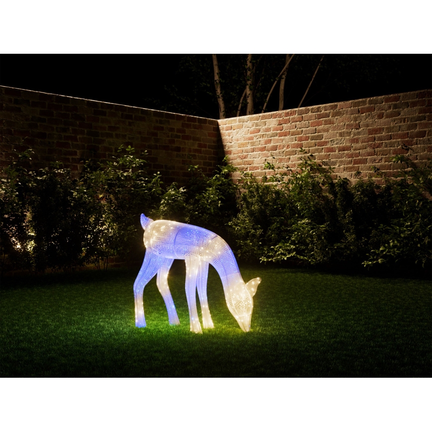 Twinkly - LED RGBW Dimmable Χριστουγεννιάτικοι τάρανδοι εξωτερικού χώρου  160xLED IP44 Wi-Fi