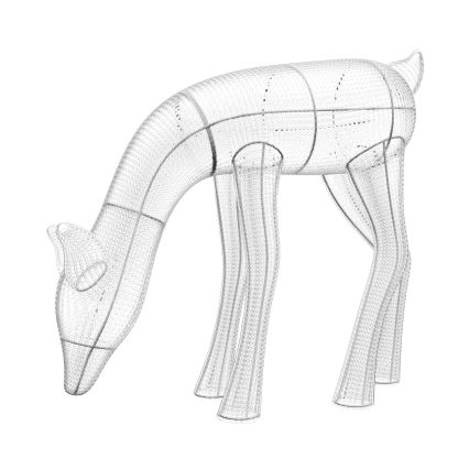 Twinkly - LED RGBW Dimmable Χριστουγεννιάτικοι τάρανδοι εξωτερικού χώρου  160xLED IP44 Wi-Fi