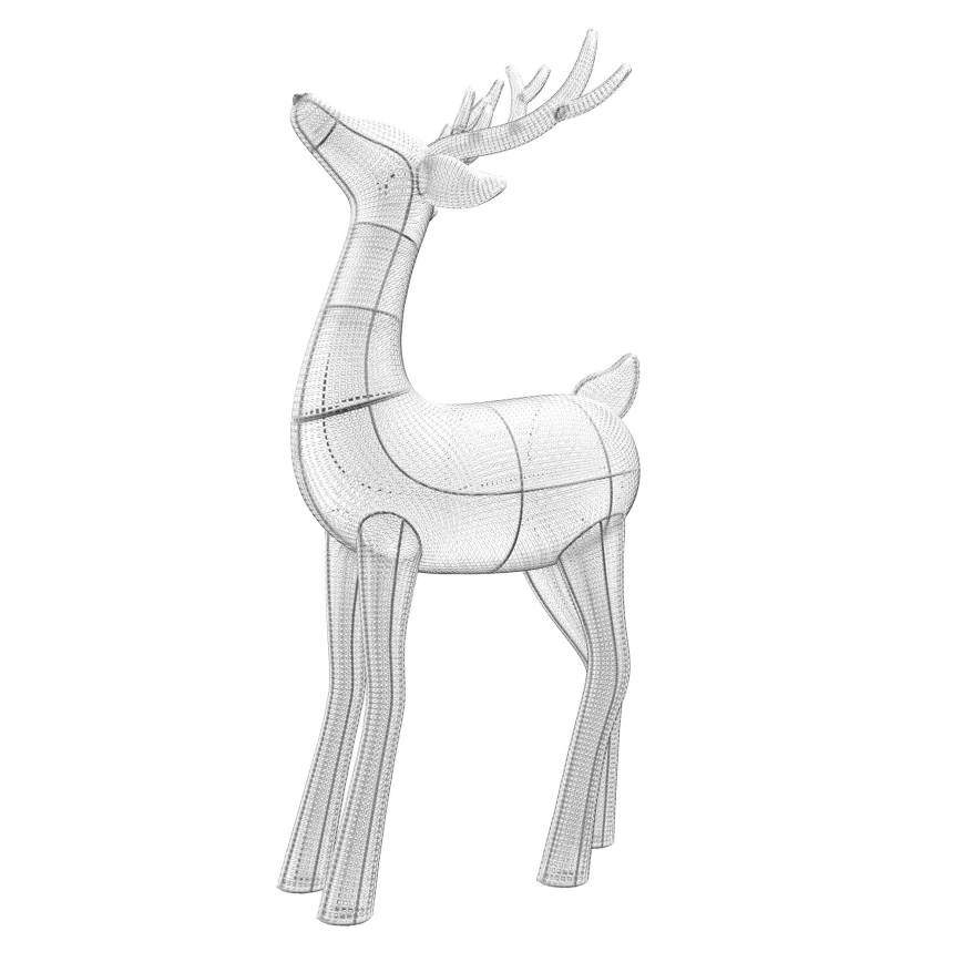 Twinkly - LED RGBW Dimming τάρανδος εξωτερικού χώρου REINGEERS 240xLED IP44 Wi-Fi