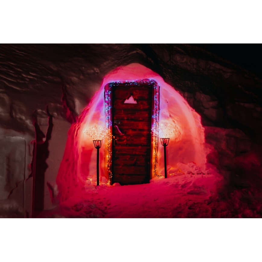 Twinkly - LED RGB Dimming Εξωτερικού χώρου poinsettia SPRITZER 200xLED IP44 Wi-Fi