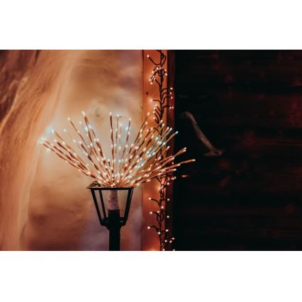 Twinkly - LED RGB Dimming Εξωτερικού χώρου poinsettia SPRITZER 200xLED IP44 Wi-Fi