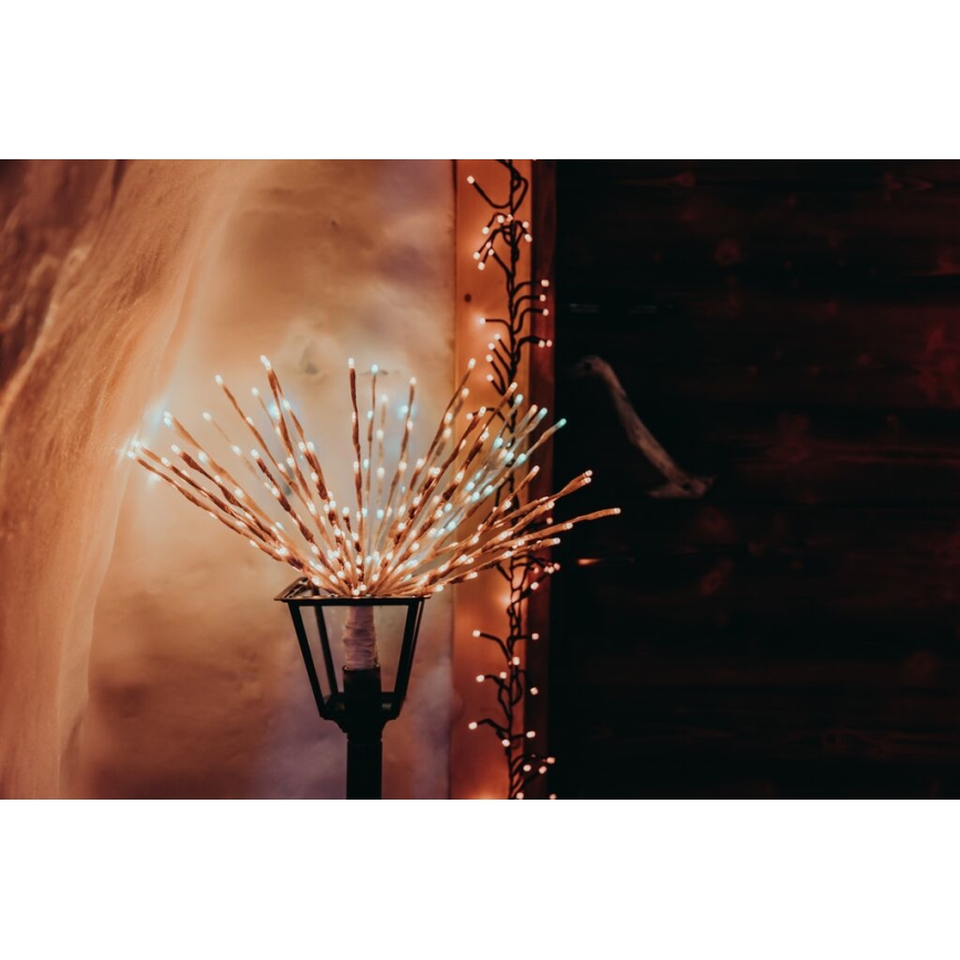 Twinkly - LED RGB Dimming Εξωτερικού χώρου poinsettia SPRITZER 200xLED IP44 Wi-Fi