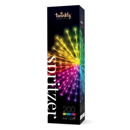 Twinkly - LED RGB Dimming Εξωτερικού χώρου poinsettia SPRITZER 200xLED IP44 Wi-Fi