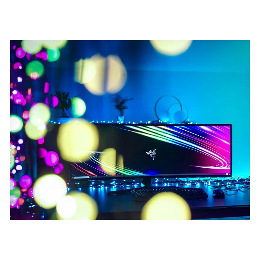 Twinkly - LED RGB Dimming Εξωτερικού χώρου Χριστουγεννιάτικη φωτεινή αλυσίδα CLUSTER 400xLED 9,5m IP44 Wi-Fi
