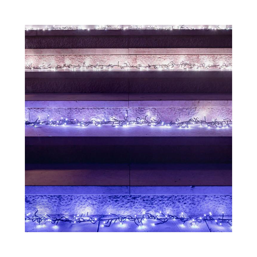 Twinkly - LED RGB Dimming Εξωτερικού χώρου Χριστουγεννιάτικη φωτεινή αλυσίδα CLUSTER 400xLED 9,5m IP44 Wi-Fi