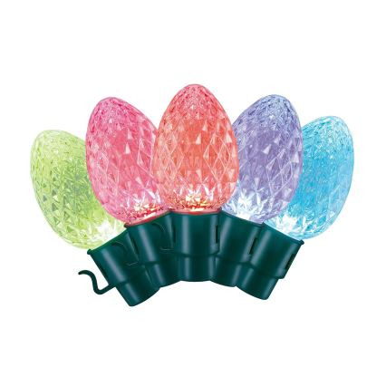 Twinkly - Ρυθμιζόμενη LED RGB εξωτερική χριστουγεννιάτικη γιρλάντα FACETED 40xLED 14,5 μ. IP44 Wi-Fi