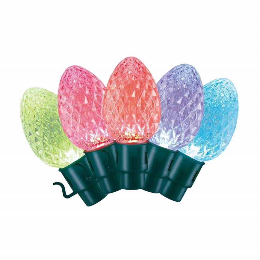 Twinkly - Ρυθμιζόμενη LED RGB εξωτερική χριστουγεννιάτικη γιρλάντα FACETED 40xLED 14,5 μ. IP44 Wi-Fi