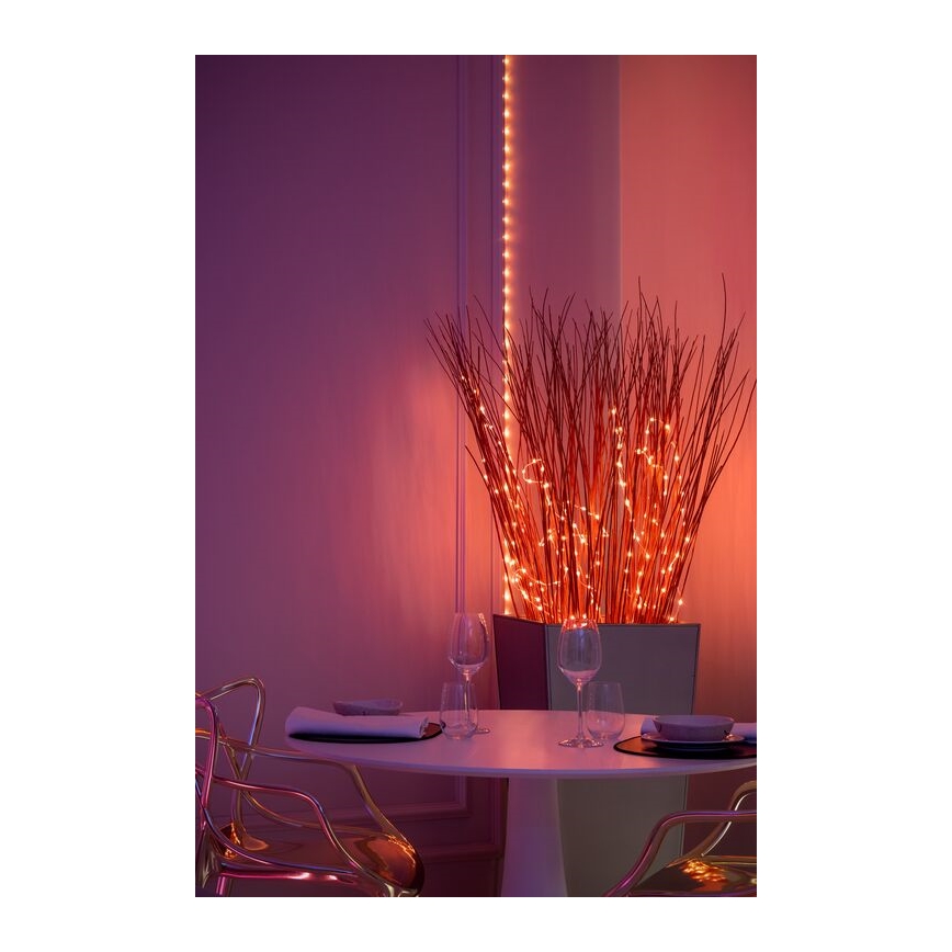 Twinkly - LED RGB Dimmable ταινία DOTS 60xLED 3 m Wi-Fi USB