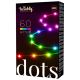 Twinkly - LED RGB Dimmable ταινία DOTS 60xLED 3 m Wi-Fi USB
