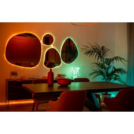 Twinkly - LED RGB ρυθμιζόμενη χριστουγεννιάτικη γιρλάντα DOTS 60xLED 7 m USB Wi-Fi