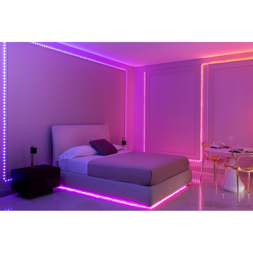 Twinkly - LED RGB ρυθμιζόμενη χριστουγεννιάτικη γιρλάντα DOTS 60xLED 7 m USB Wi-Fi